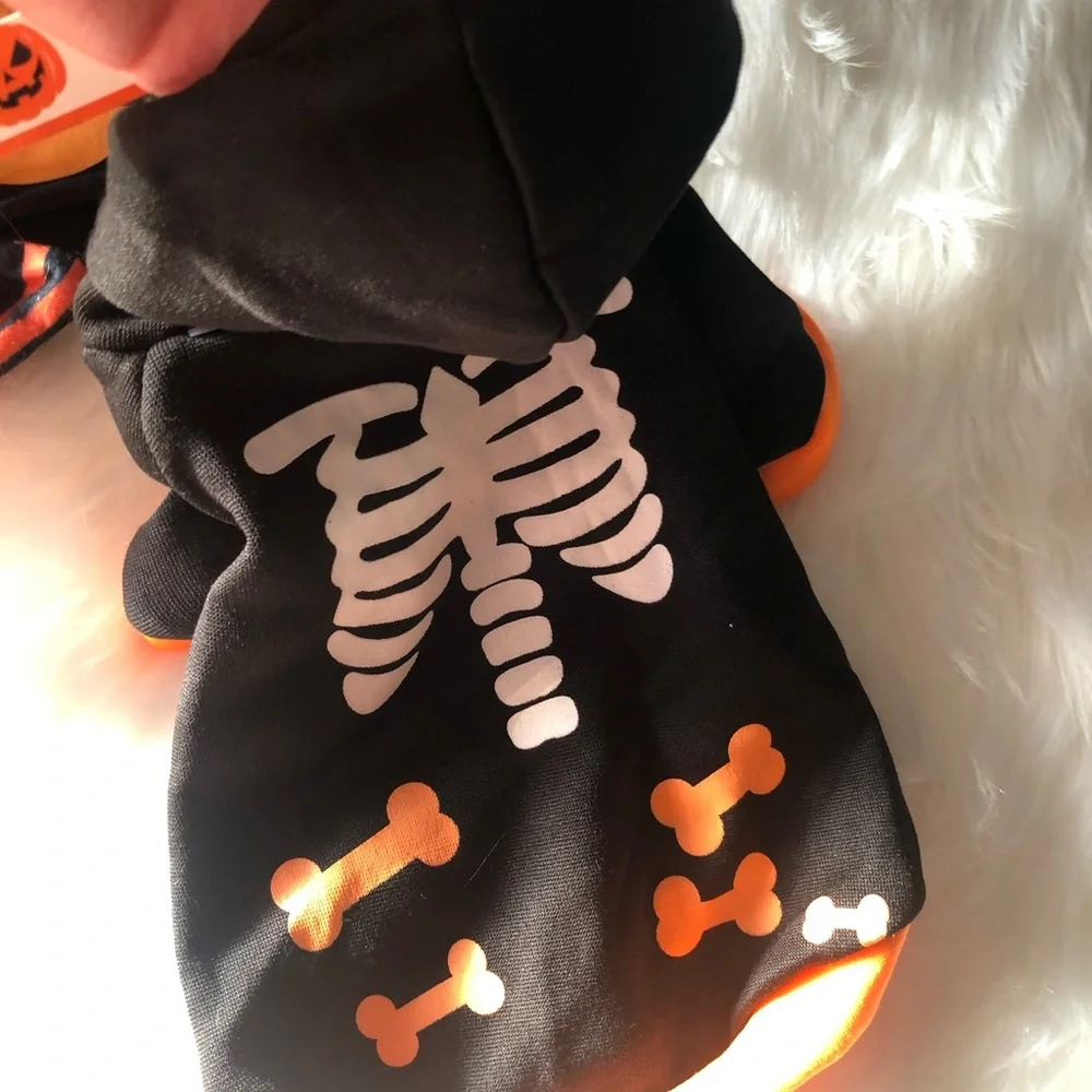 2 CAT OR DOG HALLOWEEN OUTFITS HOODIE AND TUTU ADORABLE